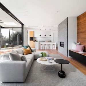 Grey Concrete Look Floor Tiles (60x60 cm)